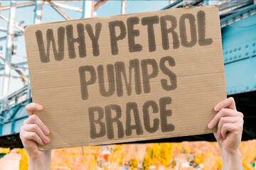 "Why petrol pumps brace" Garages prepare for price spikes and long queues. PETROL. PUMPS. GARAGES. PRICES. QUEUES. © AndriiKoval