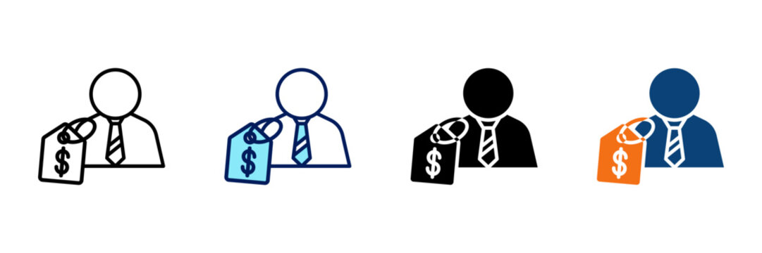 Customer Value Multistyle Icon Set