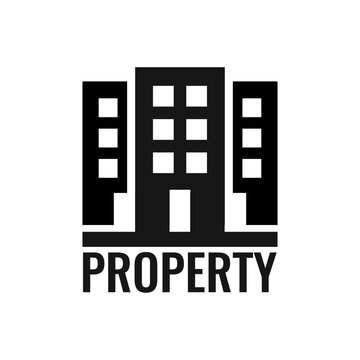 black and white business logo