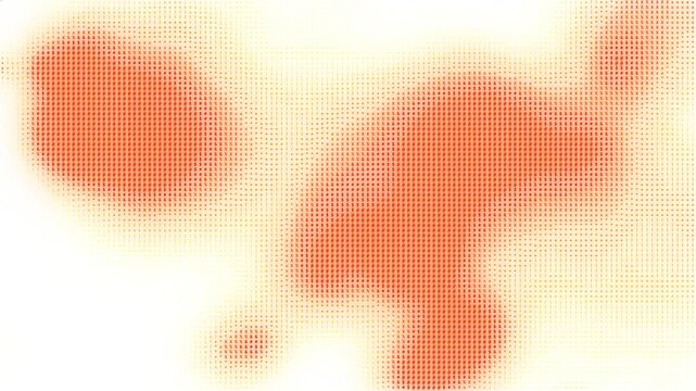 Seamless looping motion background of a tactical heatmap in dynamic ASCII art