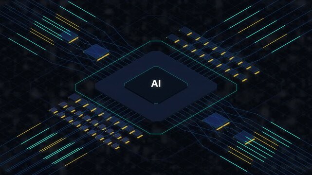 ai cpu processor chip technology microchip motherboard digital circuit board