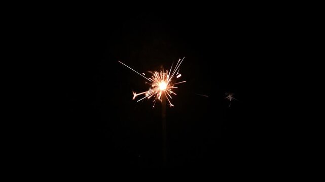 sparkler sticks. Loop-burning stick fireworks