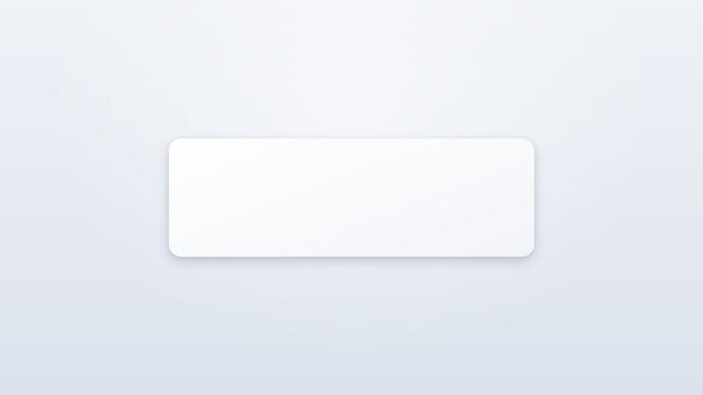 Minimalist UI Animation of a Text Message Box Loading on White Background