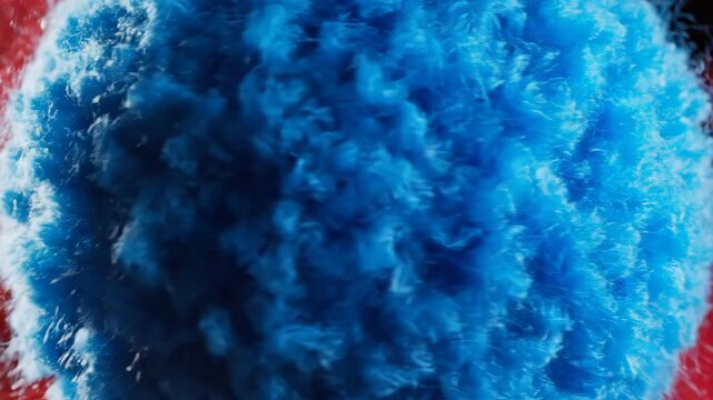 The Image Is A Close-up Of A Blue And Red Abstract Background The Blue