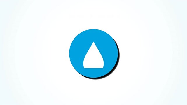 Modern Play Button Icon Animation Sequence.