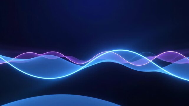The Image Is An Abstract Digital Art Piece With A Dark Blue Background The