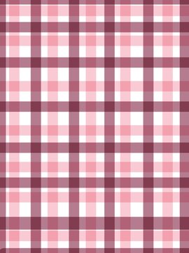 Deep pink maroon gingham plaid seamless pattern background vector illustration