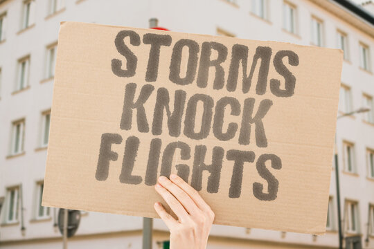 "Storms knock flights" Thunderstorms ground planes and strand travelers. STORMS. FLIGHTS. AIRPORTS. DELAYS. TRAVELERS.