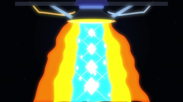 pixel rocket thruster flame animation loop exhaust engine power