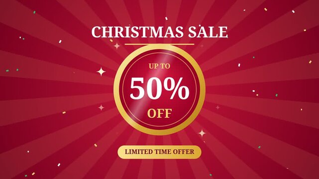 christmas sale badge