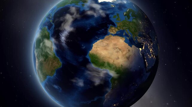 Earth Zoom In to Taganrog Russia From Outer Space