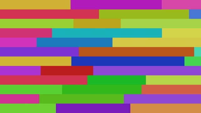 Glitch slices shifting with magenta cyan rgb split
