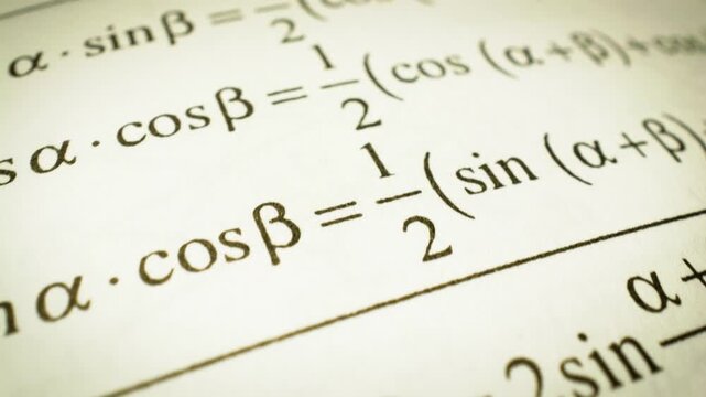 Main trigonometric equations &ndash; smooth moving mathematical view