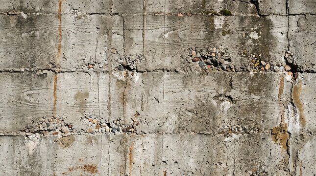 Highly detailed raw weathered industrial concrete wall texture macro close-up