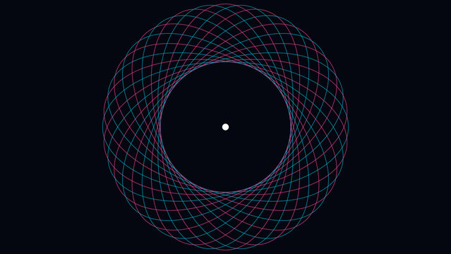 Geometric Circle Pattern graphic lumina