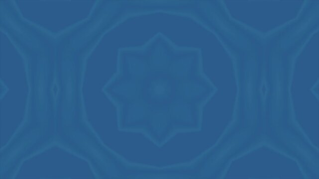 Abstract blue geometric pattern with star shapes
