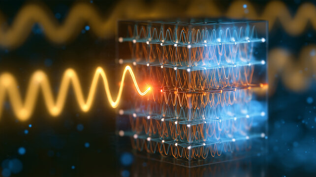 Quantum lattice light wave concept