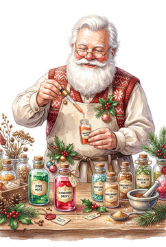 Santa Claus Holiday Essence Apothecary.svg