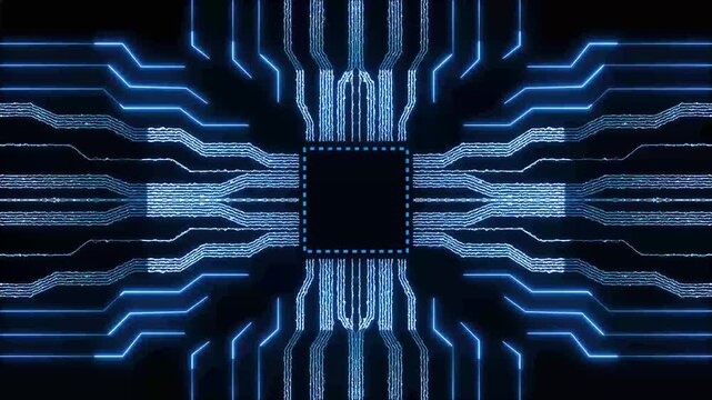 electronic circuit board with processor
