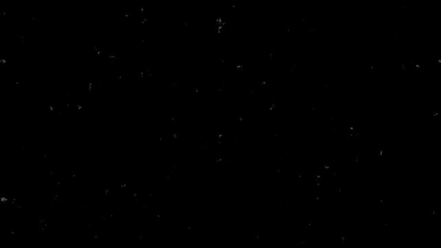 Vintage film damage overly animation with dust scatches 