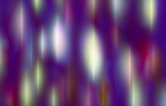 Abstract blurred purple background with glowing neon vertical streaks