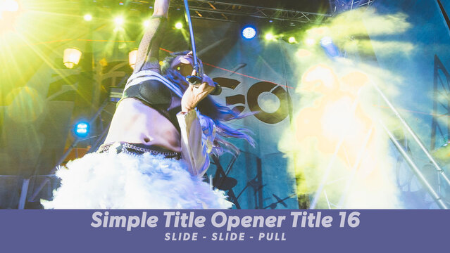 Simple Title Opener Set 1 Title 16