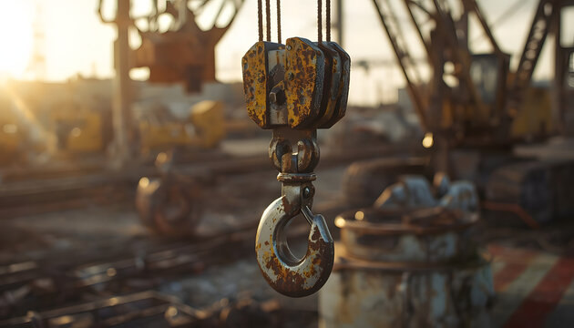 old rusty hook