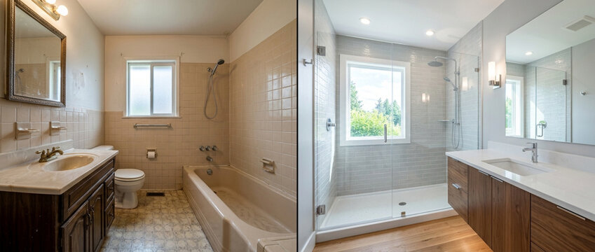 Bathroom Remodel Before and After: Outdated to Modern