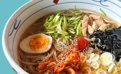 蕎麦の冷たい冷麵 © Sagohachi