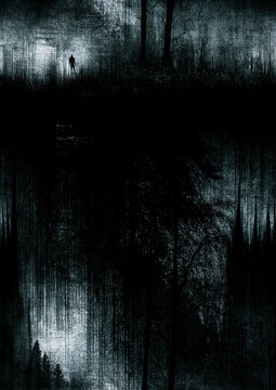 Black and white grunge texture with vertical streaks and scratches