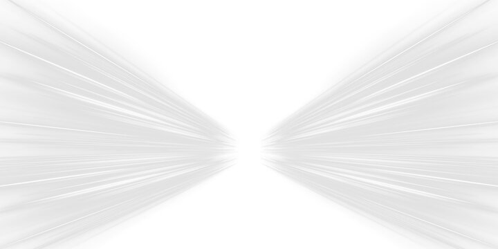 Converging streams of white light rays create a symmetrical tunnel effect. These beams appear soft with slight glowing edges and varying intensity. The image can be used for futuristic or.
