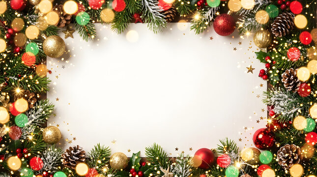 Christmas Frame, Festive Border