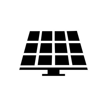Solar Panel Renewable Energy Vector Icon