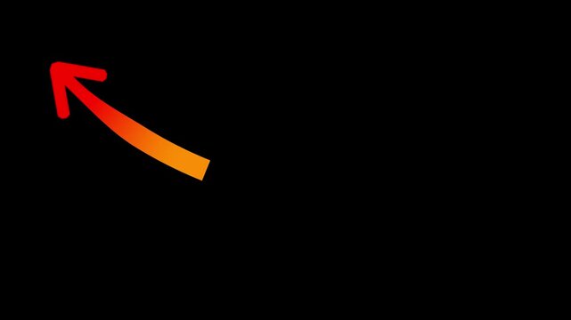 Animated gradient arrows set on black background