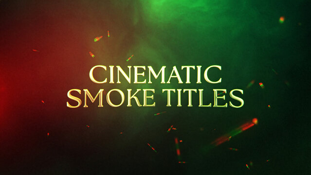 Cinematic Smoke Title