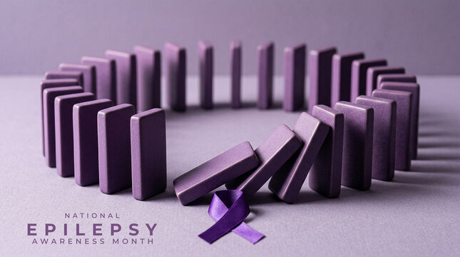 National Epilepsy Awareness Month Concept Image Highlighting Seizure First Aid, Treatment Awareness, and Support for People with Epilepsy.