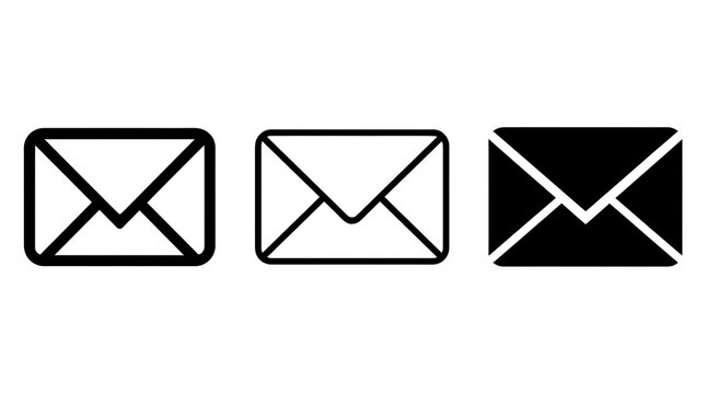 Email and mail message icon set png&nbsp;