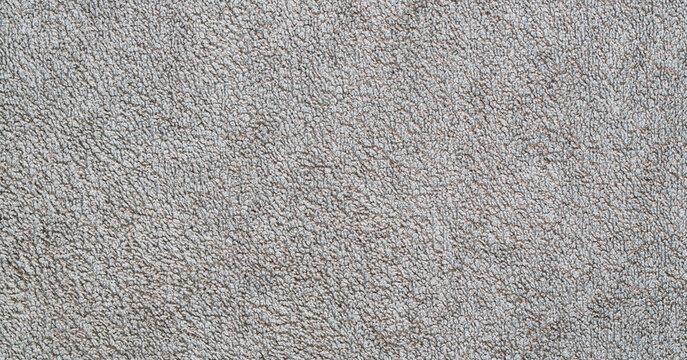 gray towel fabric texture background, soft material surface
