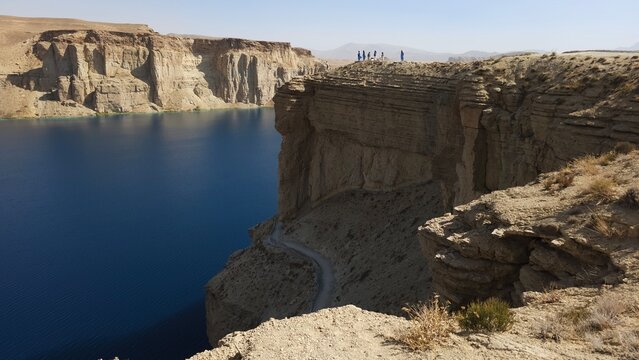 Band e amir lakes in Central Afghanistan, The blue lakes in Band e Amir National Park, Band e Amir natural lakes, Bamyan