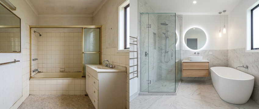 Bathroom Renovation Before and After: Old vs Modern Luxury