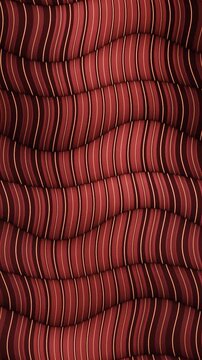Muscle Fiber Sarcomere Contraction Striated Myofibril Bundle Seamless Loop in calm crimson tones vertical 9:16