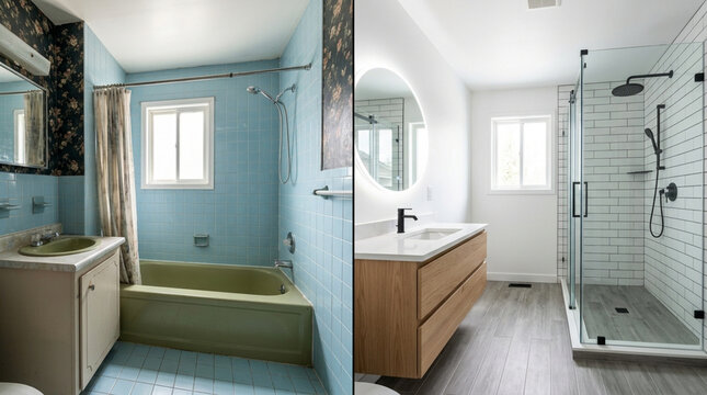 Bathroom Renovation Before and After: Old vs Modern Design