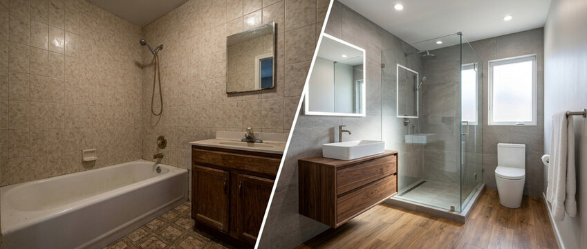Bathroom Renovation Before and After: Old vs Modern Design