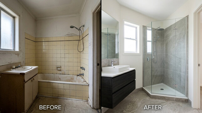 Bathroom Renovation Before and After: Old vs New Modern Design