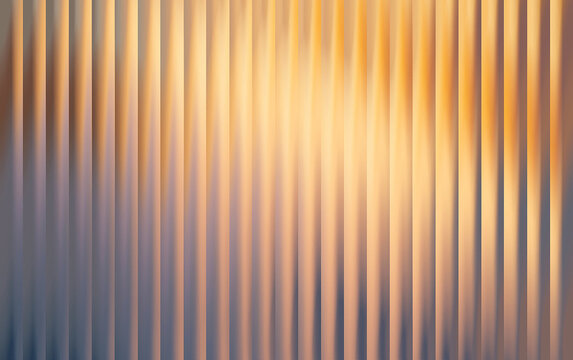 Vertical stripes pattern with soft golden and blue gradient light transitions