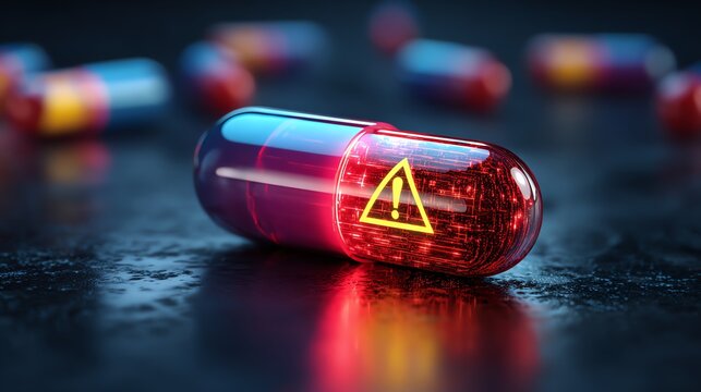 AI drug interaction warning alert