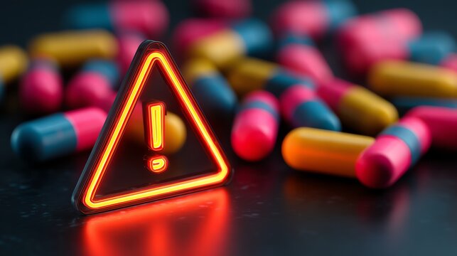 AI drug interaction warning alert