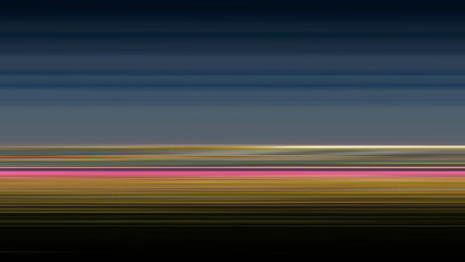 Abstract background composition featuring horizontal stripes in rich shades of yellow, pink and black. The bold contrast, rhythmic repetition and minimalist design create a striking visual pattern © Roberto