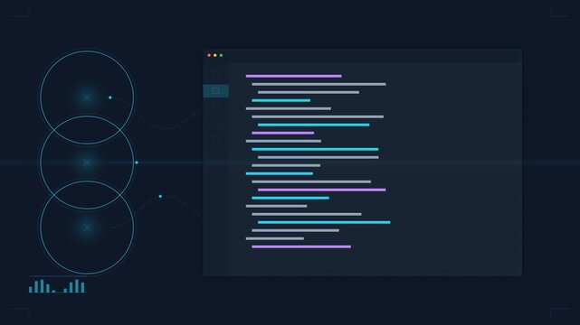 Source Code Analysis and Software Development Interface Animation