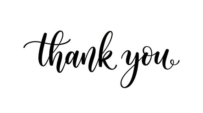 Expressing gratitude and appreciation a beautiful handwritten 'thank you' message for all occasions